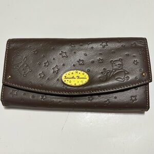 Samantha Thavasa X Disney Winnie the Pooh Brown Leather Wallet
